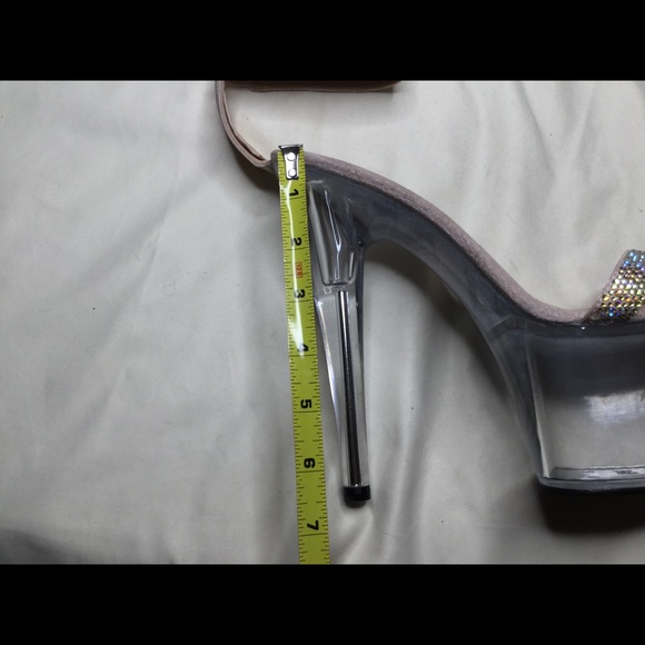 Ellie Anika Rhinestone Platform Stiletto Heels 9 - Picture 12 of 16